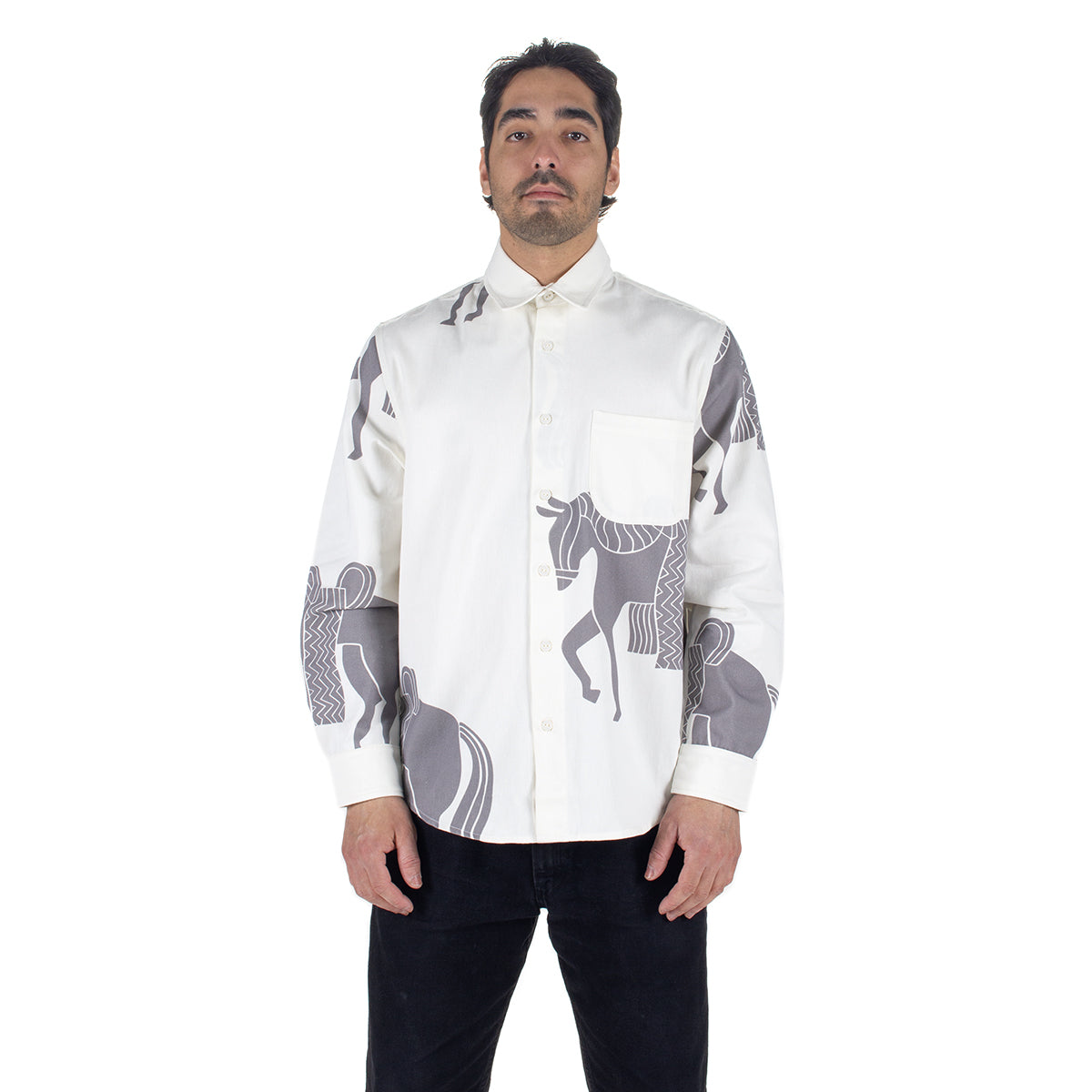 Repeated Horse Shirt