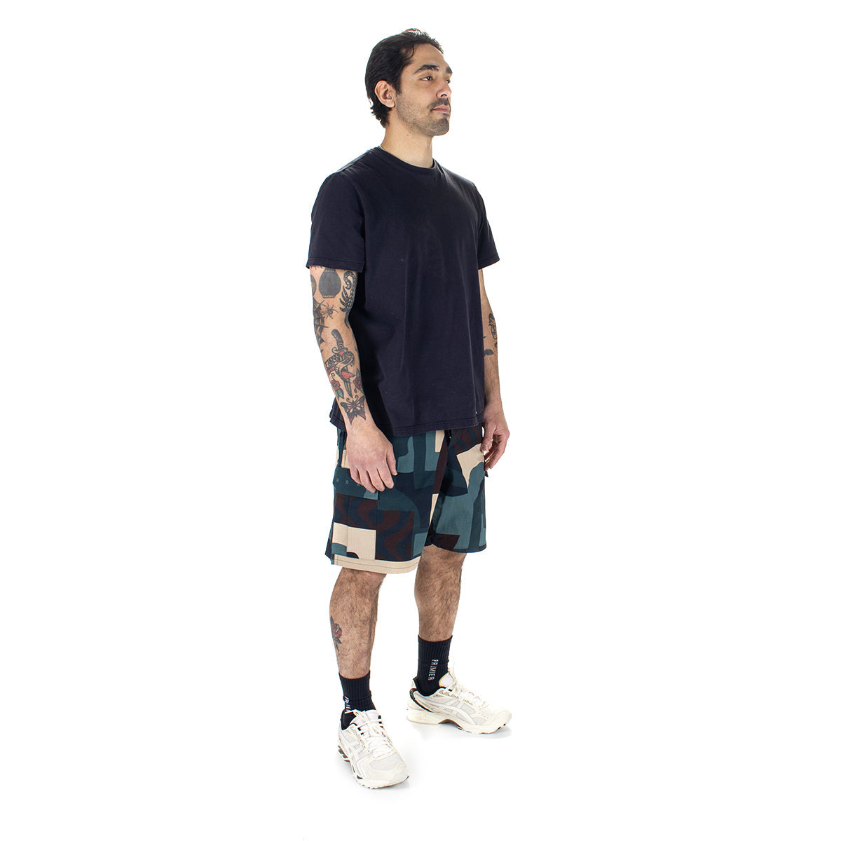 Distorted Camo Shorts