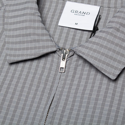 Seersucker S/S Zip-Up Shirt