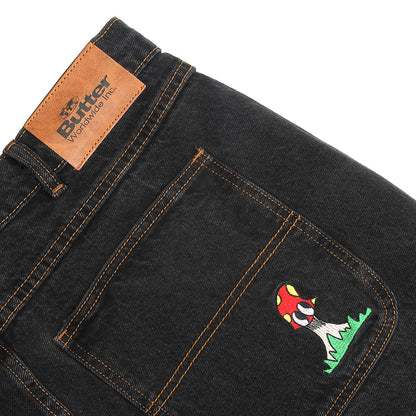 Mushroom Denim Pants