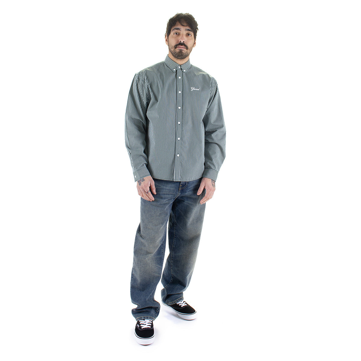 Striped Poplin Shirt