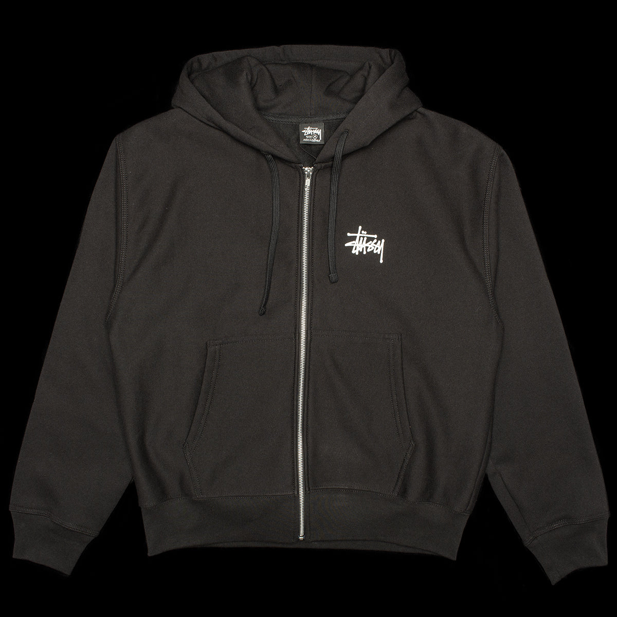 Basic Stussy Zip Hoodie