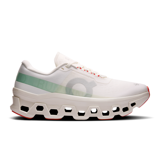 On Running Women's Cloudmonster 1 Shoes - Ivory / Creek