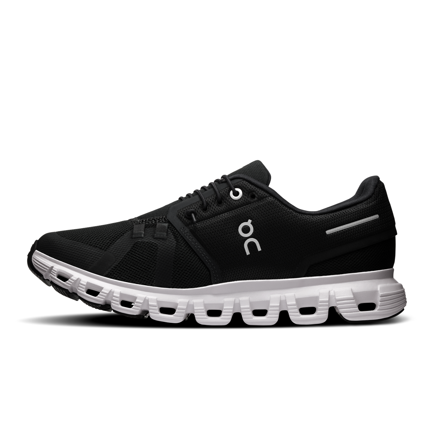 On Running Women's Cloud 6 Wide Shoes - Black / White