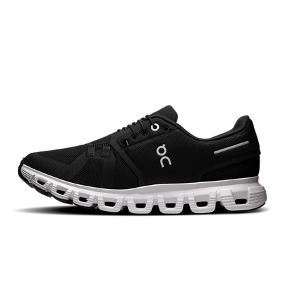 On Running Women's Cloud 6 Wide Shoes - Black / White