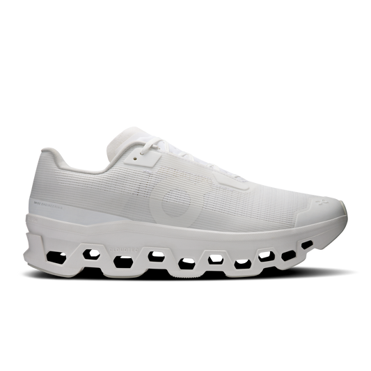 On Running Men's Cloudmonster Void Shoes - White / White