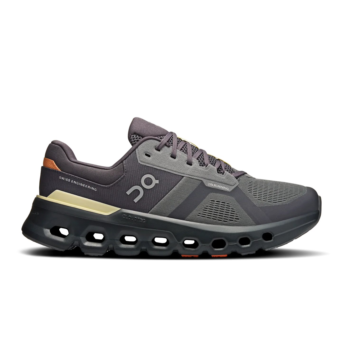 On Running Men's Cloudrunner 2 Shoes - Rock / Tangerine