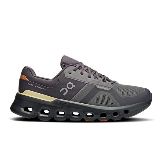On Running Men's Cloudrunner 2 Shoes - Rock / Tangerine
