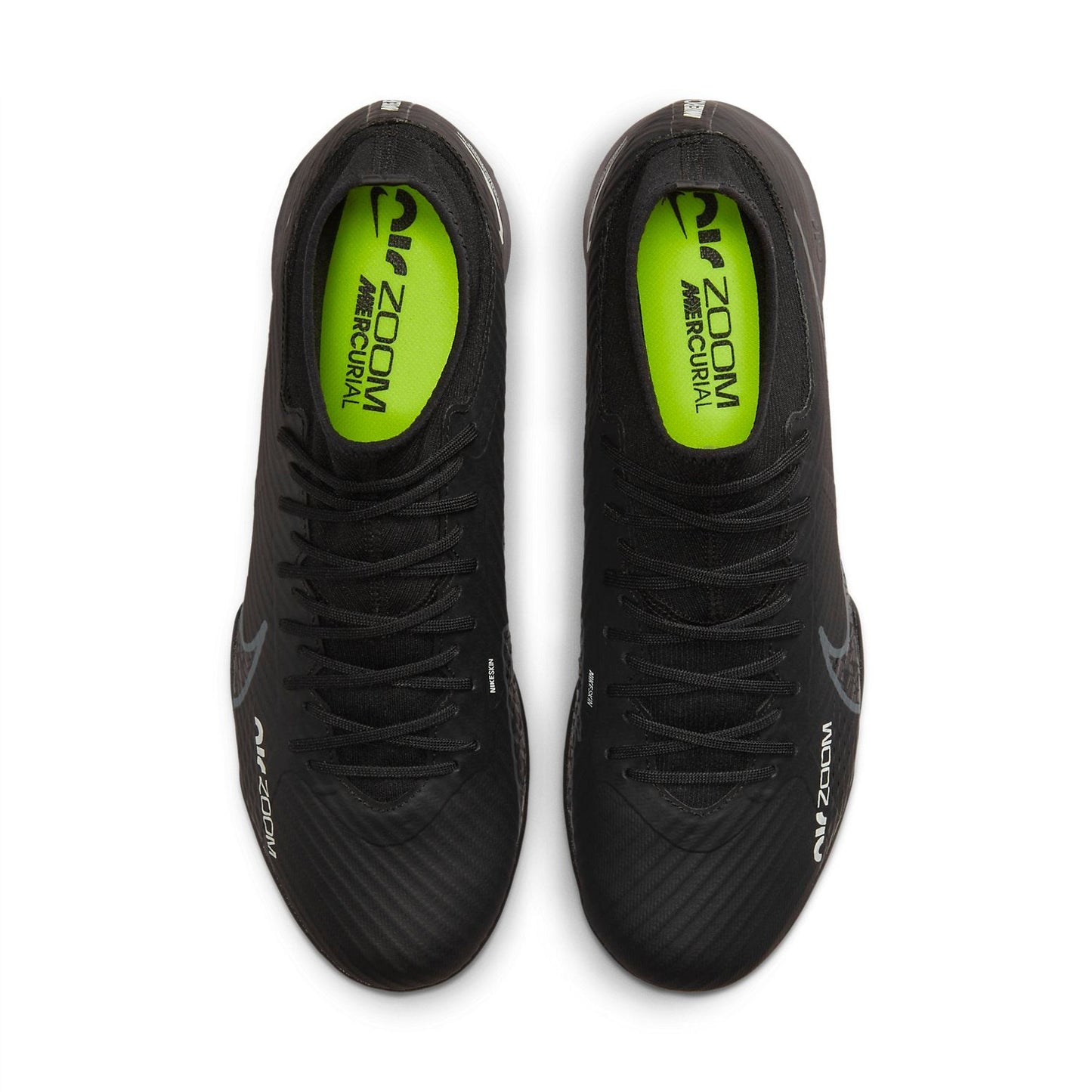 Nike Men's Zoom Mercurial Superfly 9 Academy Ic Soccer Shoes - Black / Summit White / Volt / Dark Smoke Grey