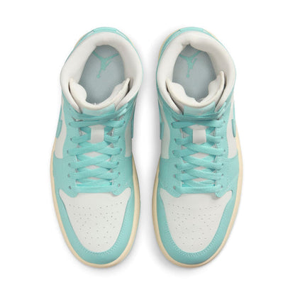 Nike Women's Air Jordan 1 Mid Shoes - Sail / Light Dew / Muslin