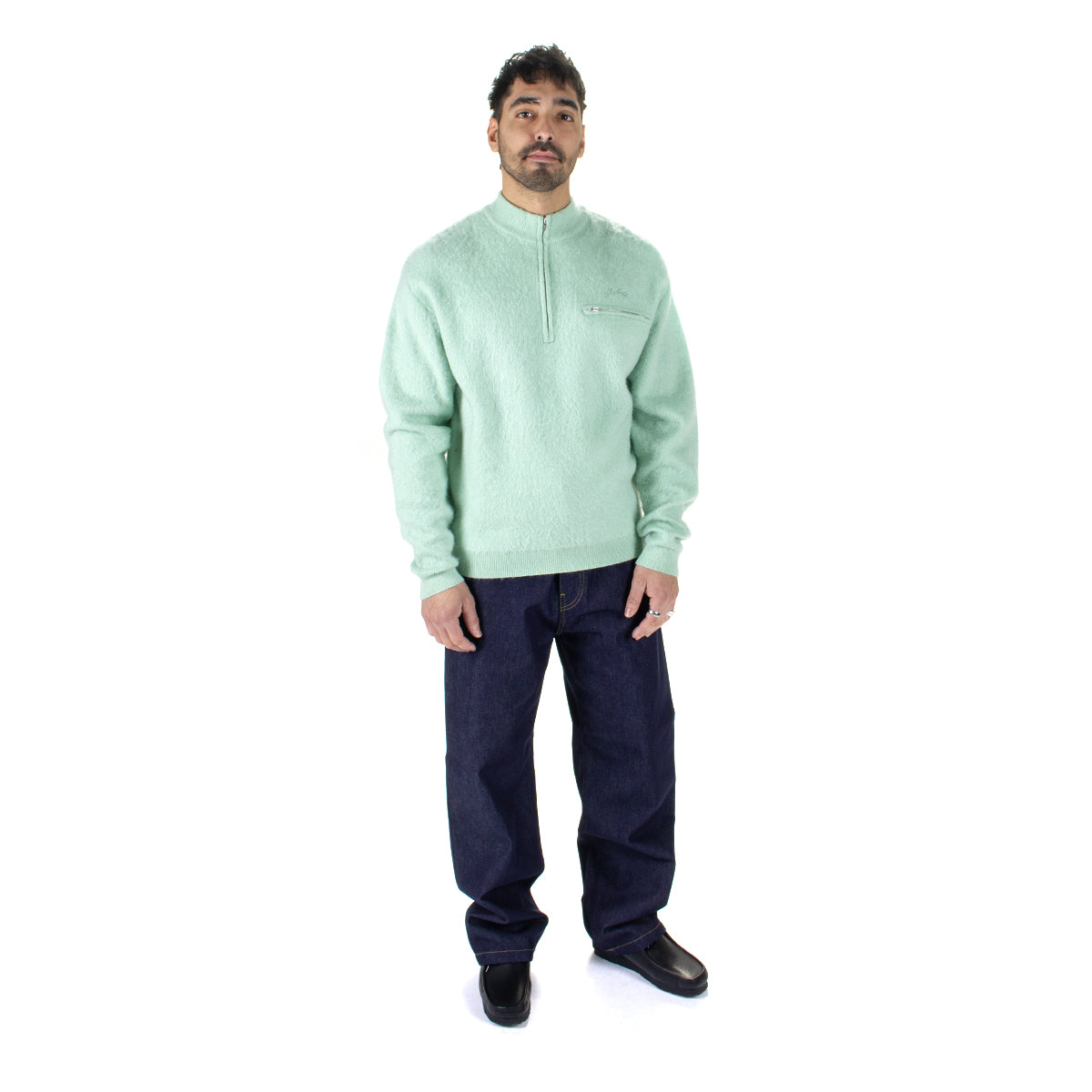 Wilson Mohair Q-Zip Sweater