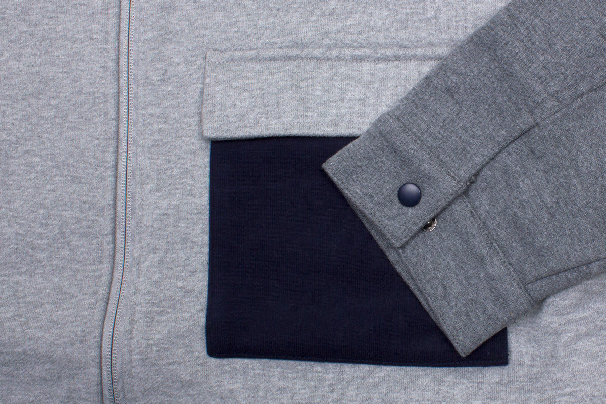 Brushed Cotton Track Jacket