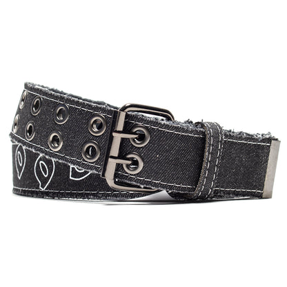 Frayed Canvas Belt x Loosey