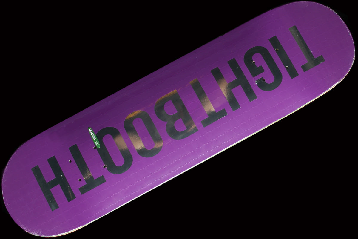 Purple Logo Deck 8.25"