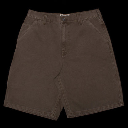 Washed Canvas Work Short