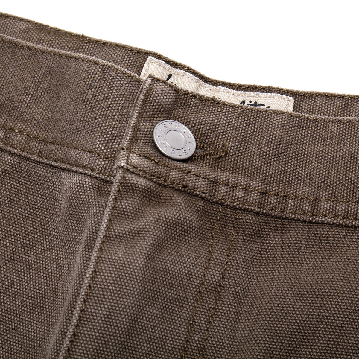 Washed Canvas Work Short