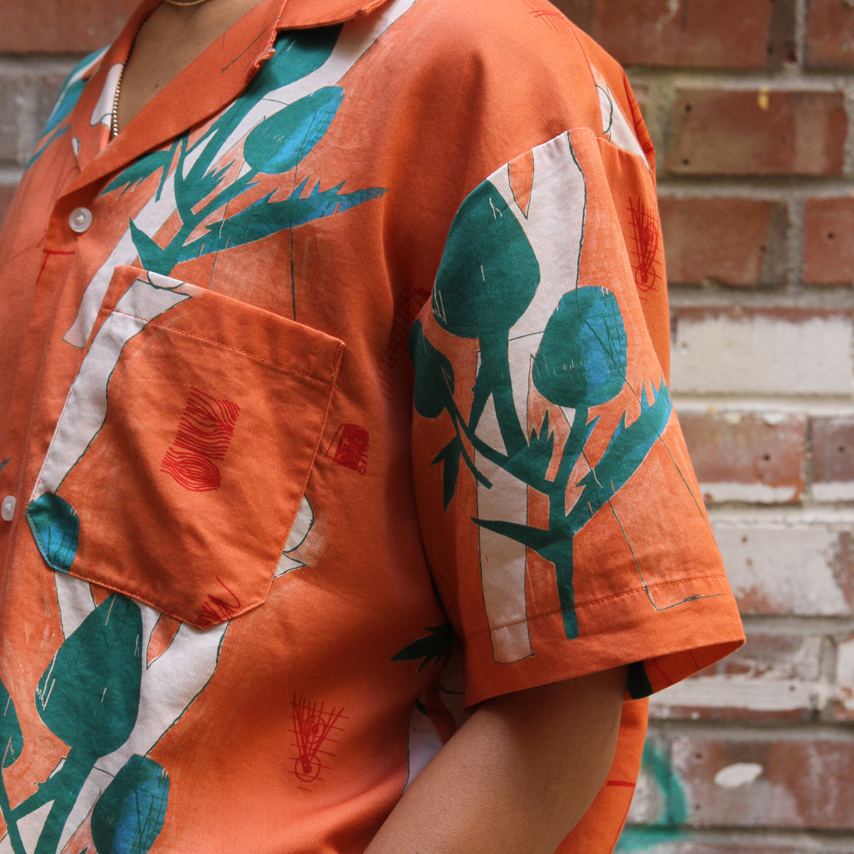 Women's S/S Tom Krol Flowers Shirt