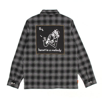 Melody Plaid Zip Overshirt