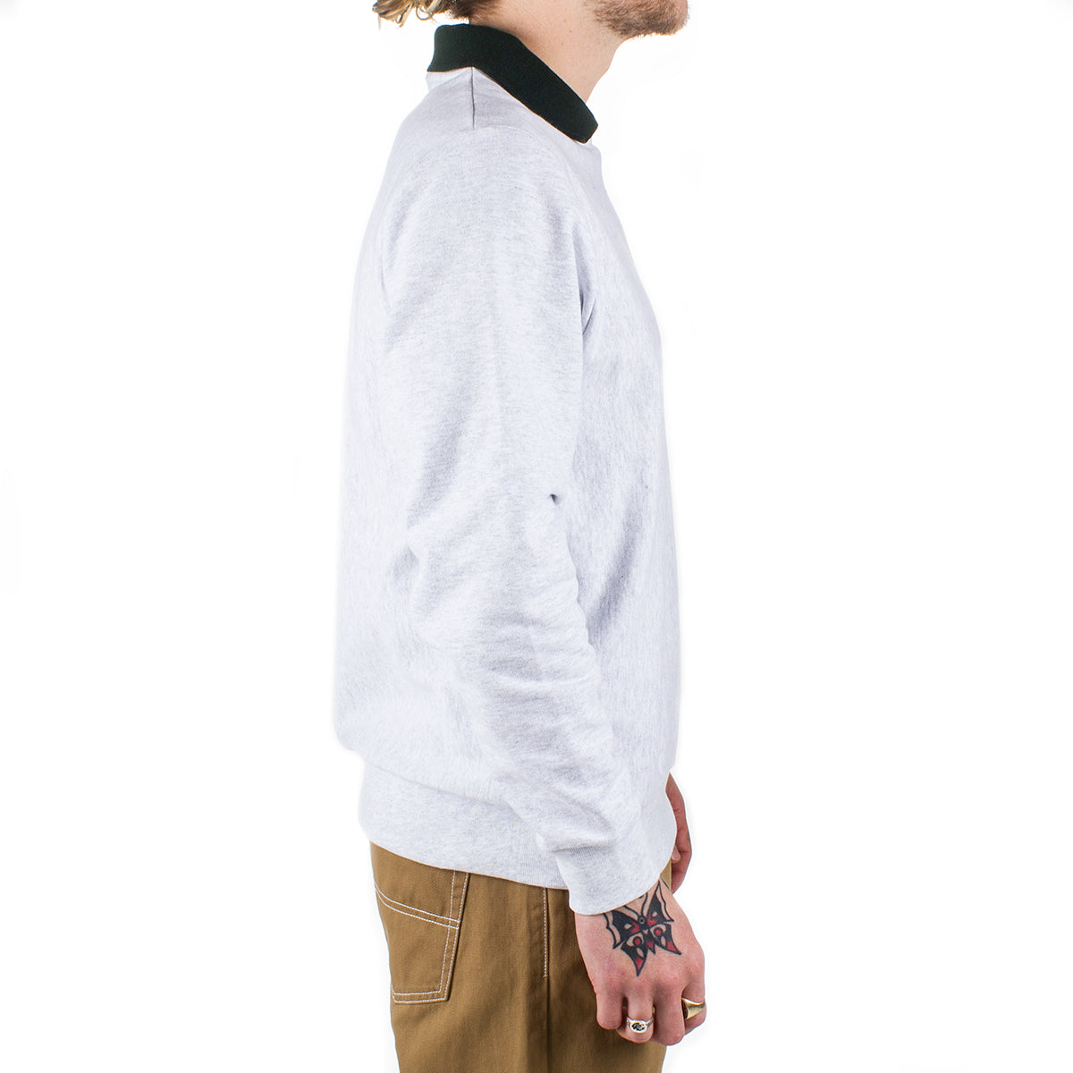 Polo Collar Crewneck