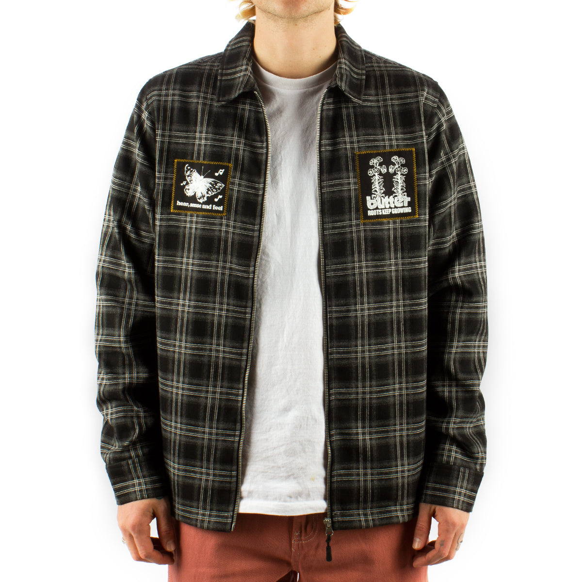 Melody Plaid Zip Overshirt