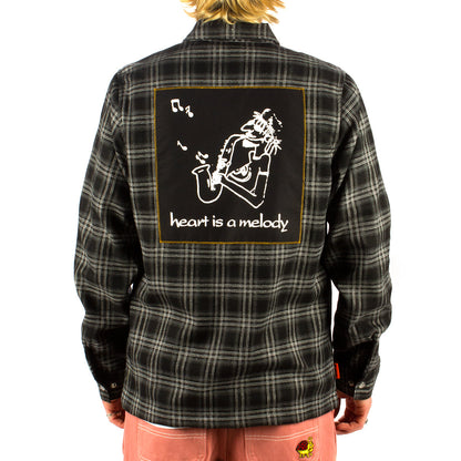 Melody Plaid Zip Overshirt