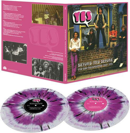 Yes- Beyond & Before - BBC Recordings 1969-1970 - PURPLE/WHITE SPLATTER