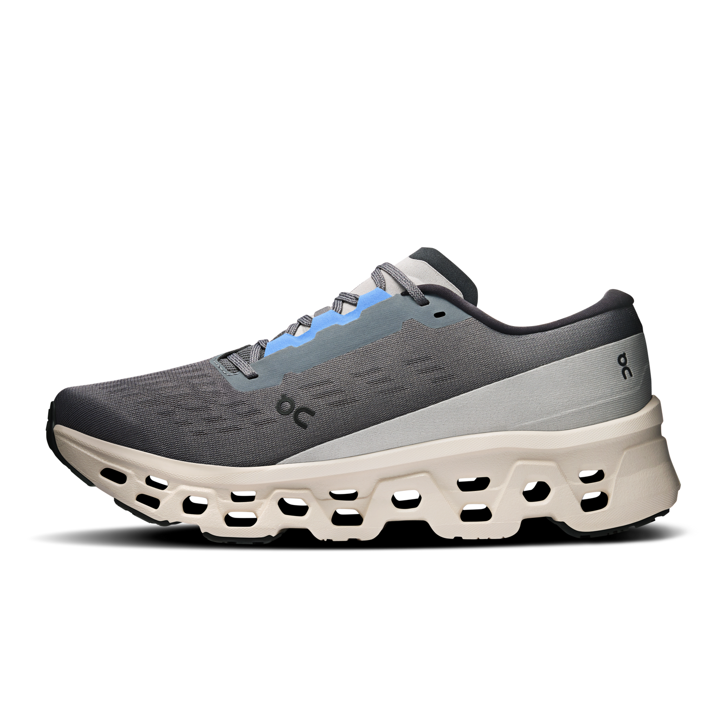On Running Men's Cloudmonster 3 Shoes - Rock / Silver