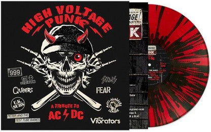 Various Artists- A Punk Tribute To Ac/dc (Various Artists) - RED/BLACK SPLATTER