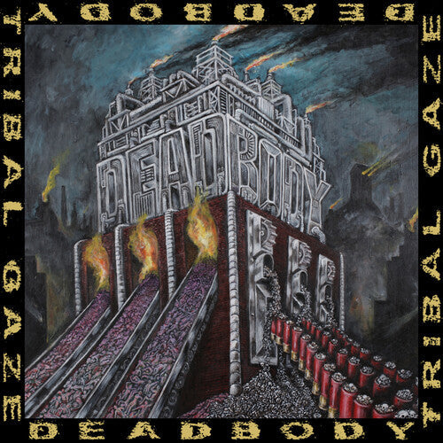 Deadbody / Tribal Gaze- DEAD BODY / TRIBAL GAZE SPLIT (Clear w/Yellow & Red Swirl))