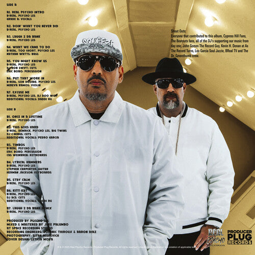 B-Real & Psycho Les- Real Psycho - Ltd Yellow Vinyl (Indie Exclusive)