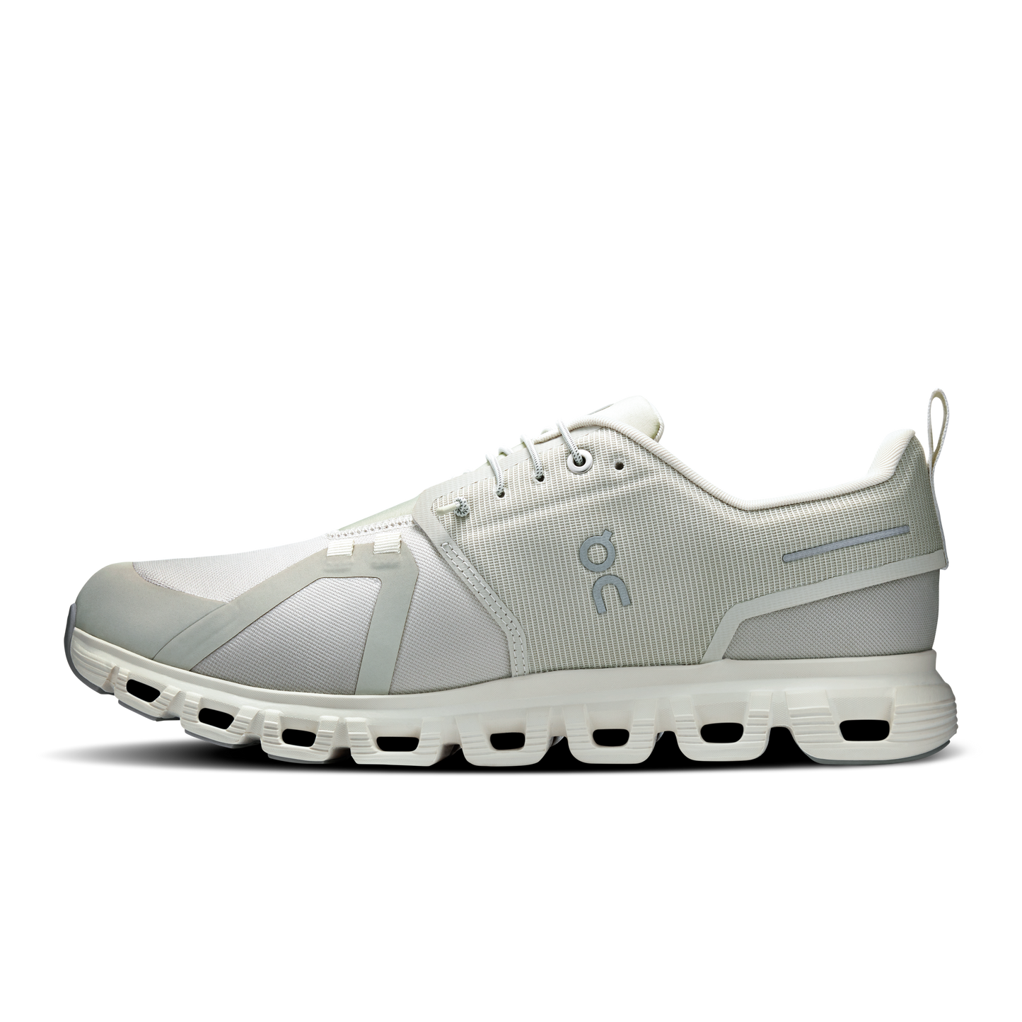 On Running Men's Cloud 6 Waterproof Shoes - Pelican / Ghost
