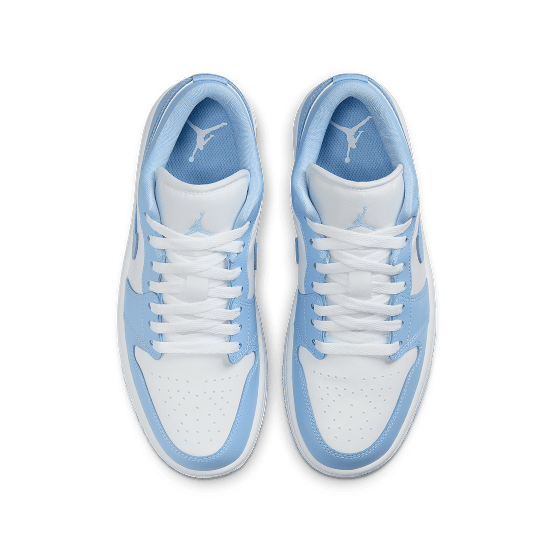 Nike Women's Air Jordan 1 Low Shoes - White / Aluminum