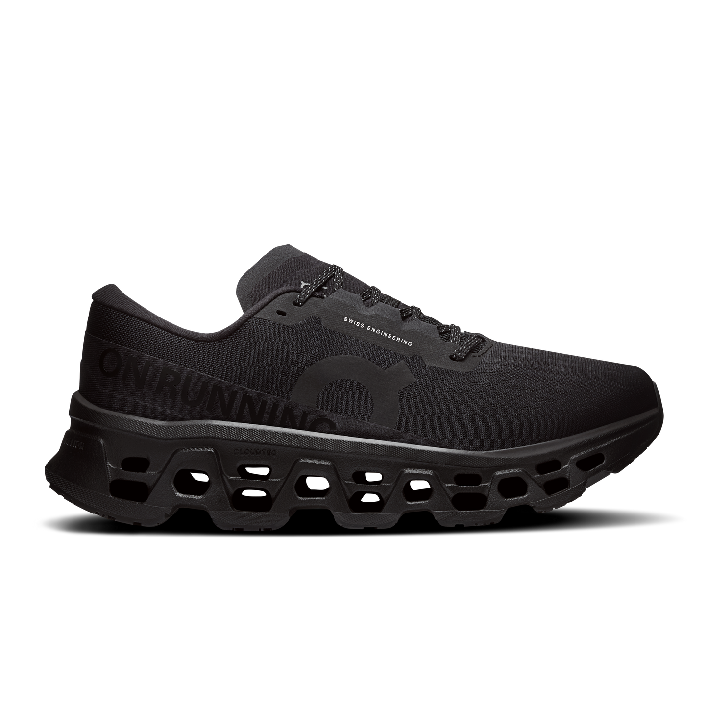 On Running Men's Cloudmonster 3 Wide Shoes - Black / Black