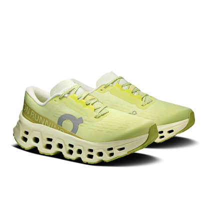 On Running Women's Cloudmonster 3 Shoes - Limelight / Seedling