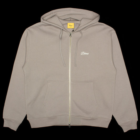 Cursive Small Logo Zip Hoodie