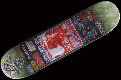 Raney Broadcasting Green Deck 8.06"