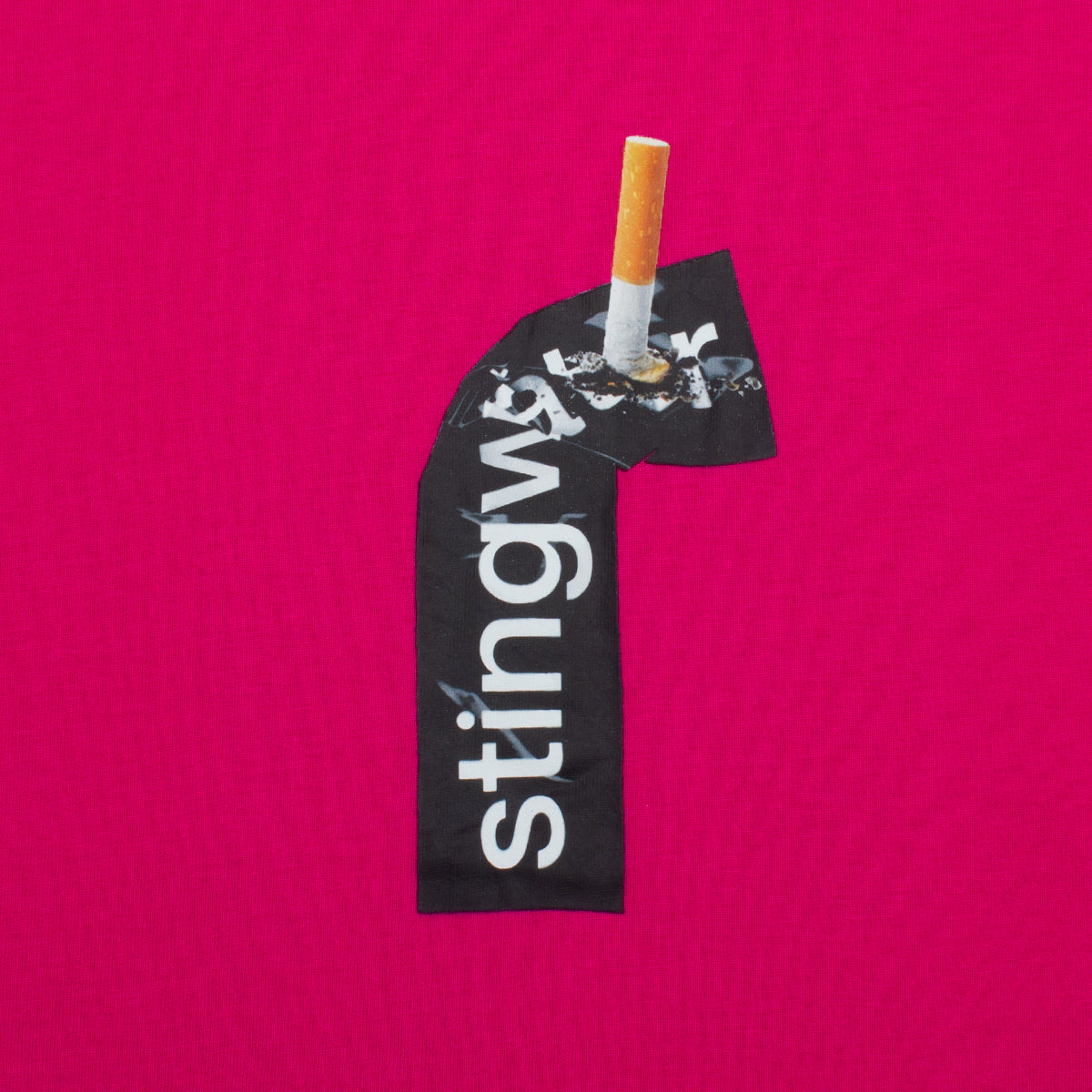 Cig & Sticker T-Shirt