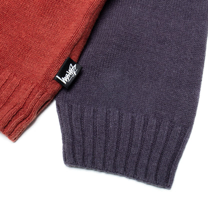 Colorblocked Raglan Crewneck
