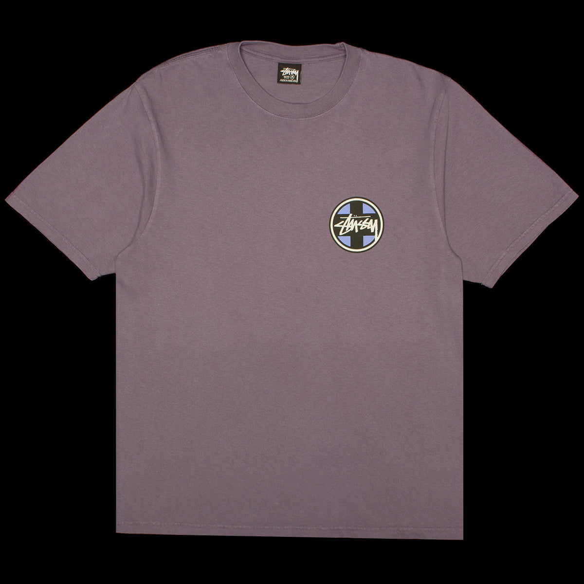 Cross Dot Pigment Dyed T-Shirt