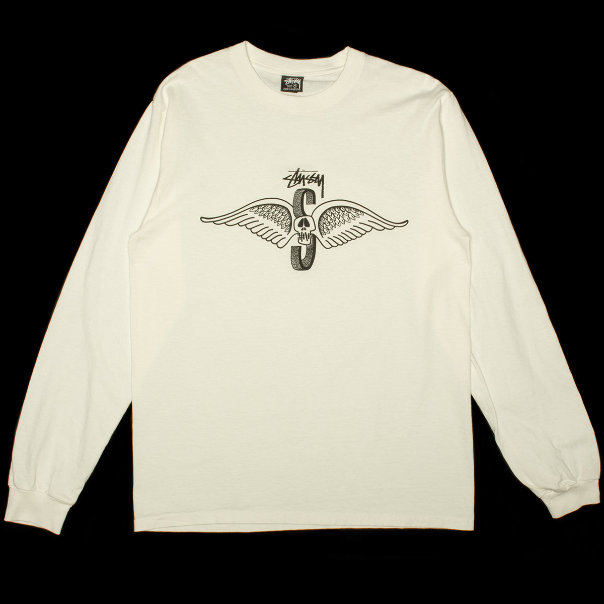 Skull Wings Pigment Dyed L/S T-Shirt