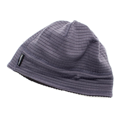 Reversible Grid Fleece Beanie