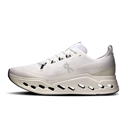 On Running Men's Cloudsurfer Max Wide Shoes - White / White