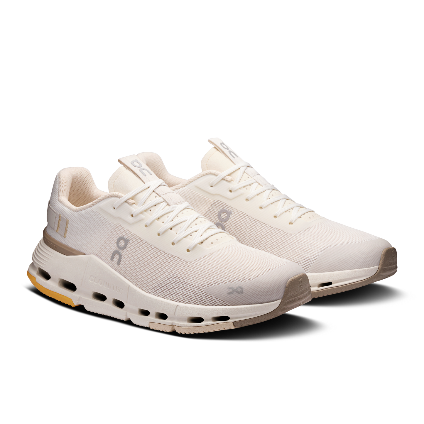 On Running Women's Cloudnova Form 2 Shoes - Ivory / Desert