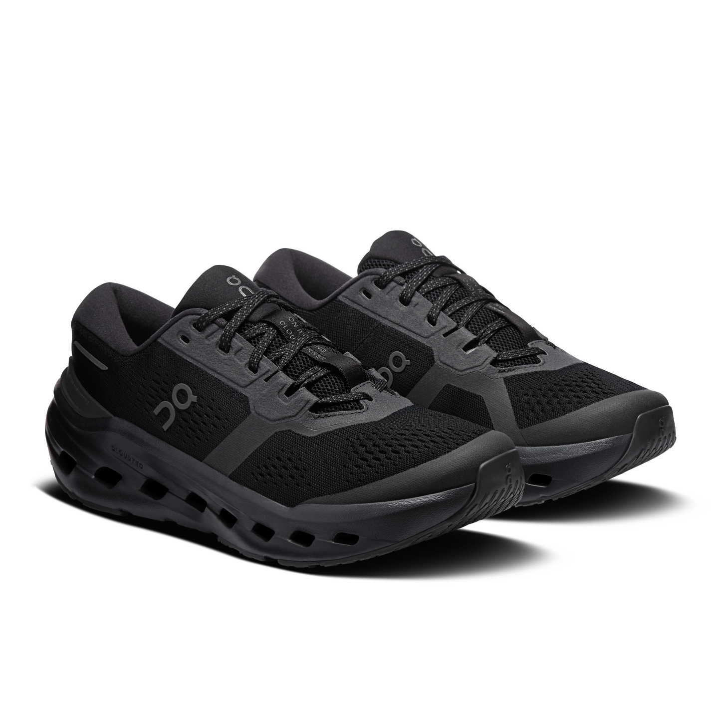 On Running Men's Cloudrunner 3 Wide Shoes - Black / Black