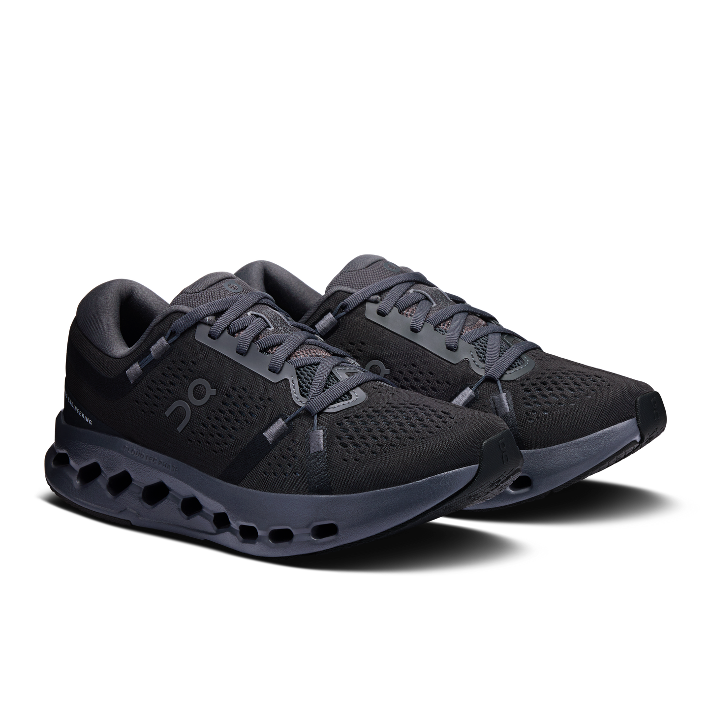 On Running Women's Cloudsurfer 2 Wide Shoes - Black / Black
