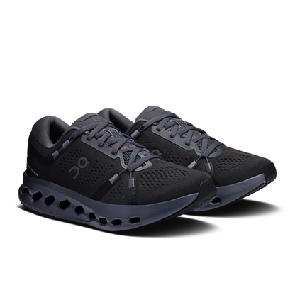 On Running Women's Cloudsurfer 2 Wide Shoes - Black / Black