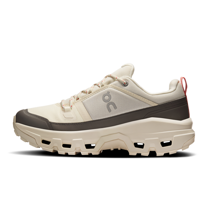 On Running Women's Cloudrock Low Waterproof Shoes - Ivory / Ivory