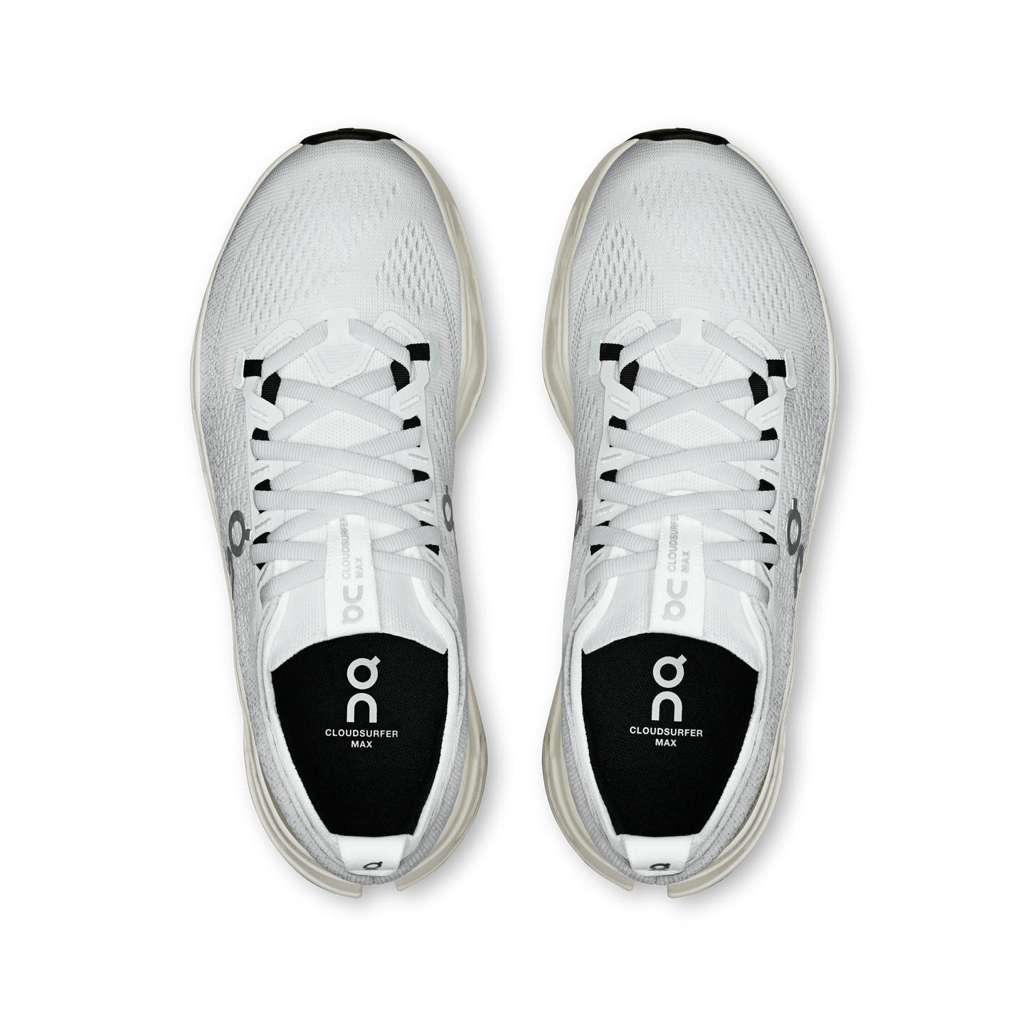 On Running Women's Cloudsurfer Max Shoes - White / White