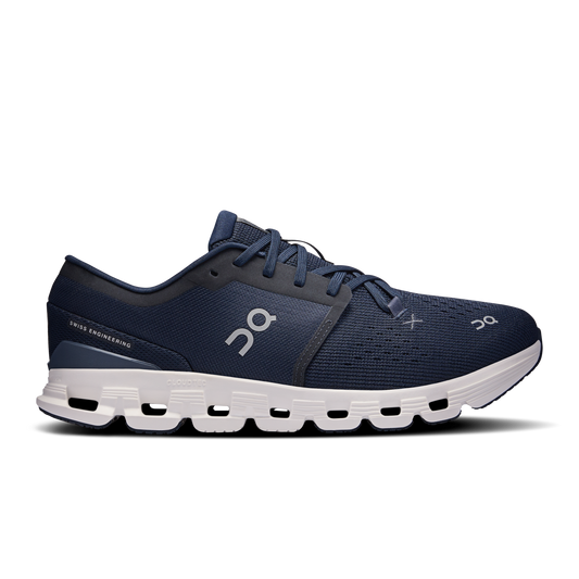 On Running Men's Cloud X 4 Shoes - Ink / Ivory