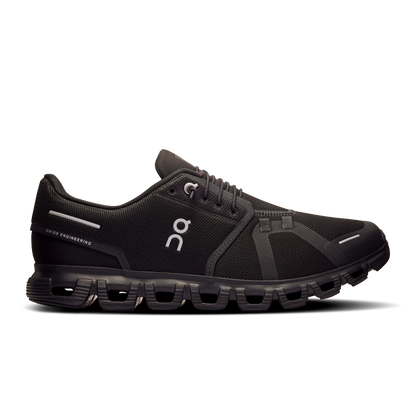 On Running Men's Cloud 6 Shoes - Black / Black